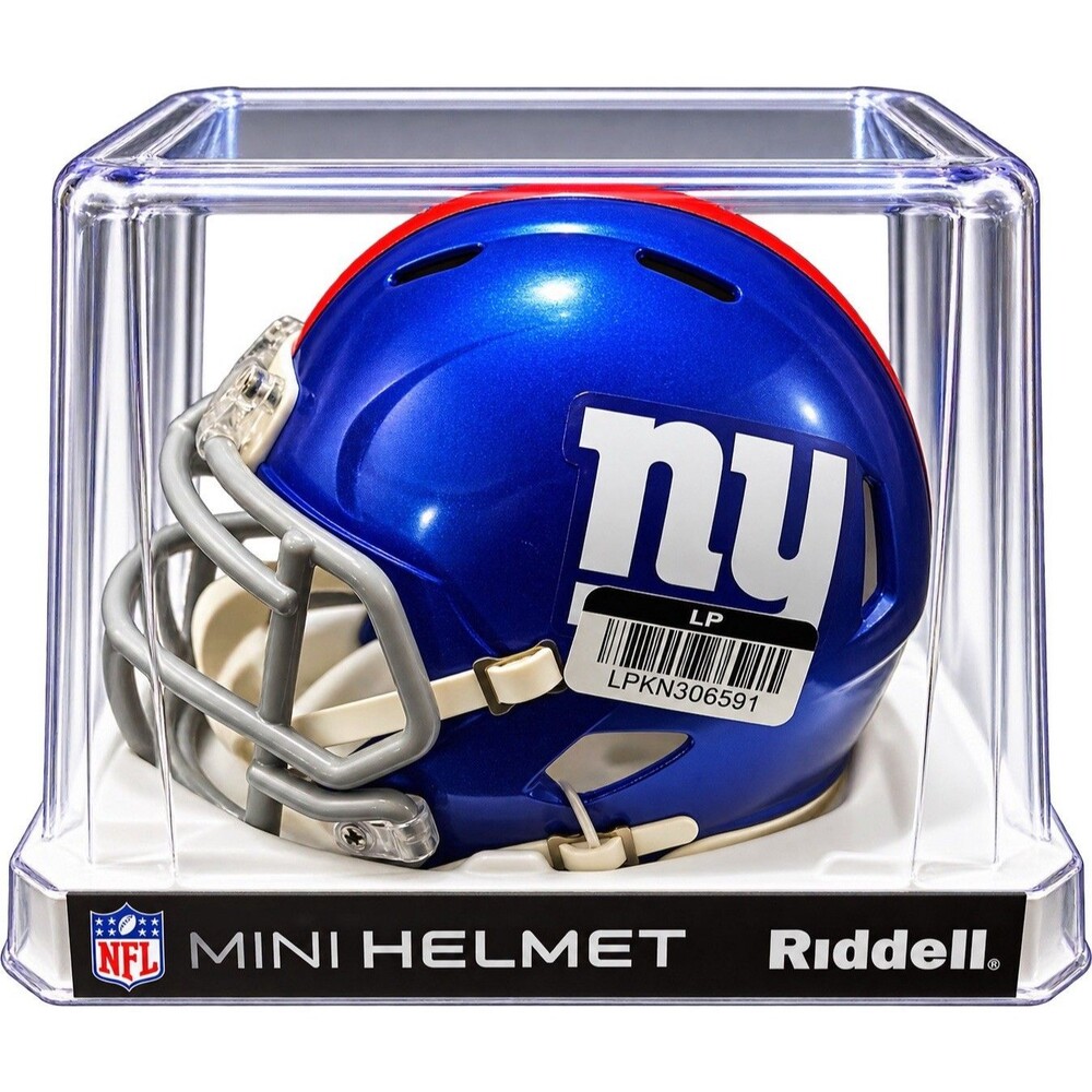 New York Giants Speed Mini Helmet Riddell NFL Licensed Brand